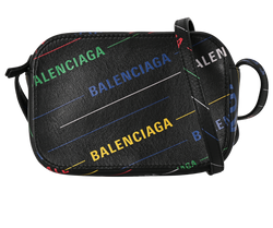 Everyday Camera Bag, Leather, Black/Multi, DB, 2*